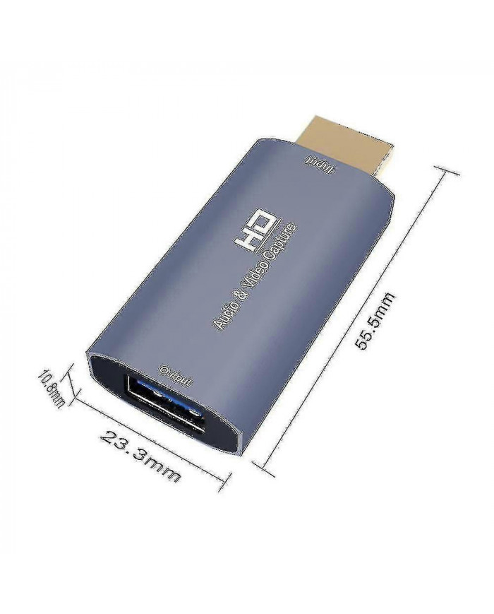 Z51 Usb Femelle à 4k Hdmi Mâle Audio Vidéo Capture Carte Pour Ordinateur Diffusion En Direct