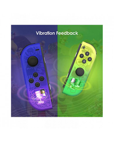 Manette de jeu pour Nintendo Switch, manette sans fil avec double vibration, réveil/capture d’écran/contrôle de [...]