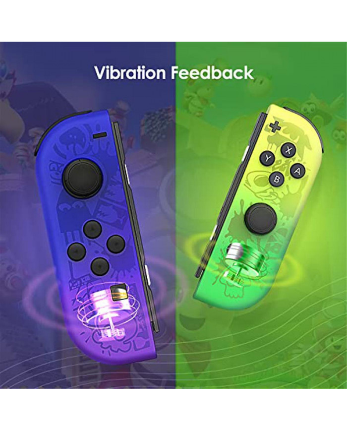 Manette de jeu pour Nintendo Switch, manette sans fil avec double vibration, réveil/capture d’écran/contrôle de [...]
