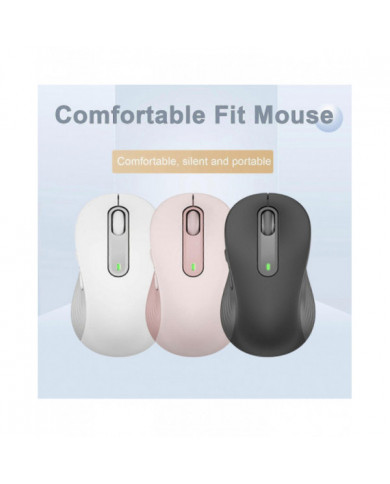M650 Souris Sans Fil 2.4GHz Compatible Bluetooth Double Modes Ergonomique DPI Réglable Muet Mini Léger Universel [...]