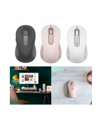 M650 Souris Sans Fil 2.4GHz Compatible Bluetooth Double Modes Ergonomique DPI Réglable Muet Mini Léger Universel [...]