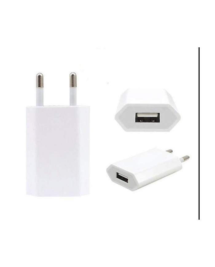 Pack 3 Chargeur compatible avec iPhone / Samsung 5V / 1A et autres Blanc