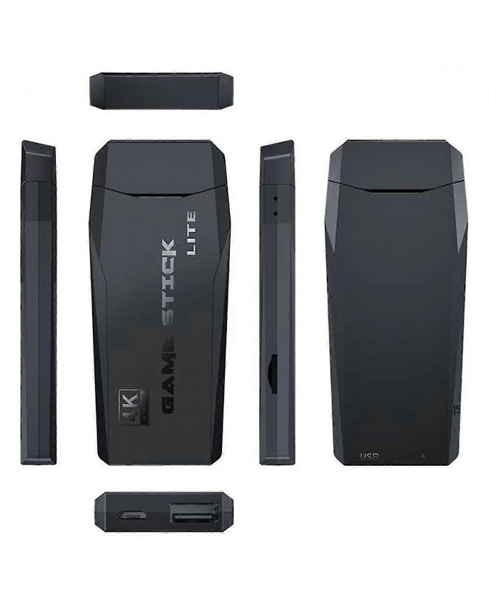 20000+ jeux 4K sans fil rétro console de jeu, plug and play bâton de jeu vidéo avec contrôleurs sans fil 2.4G (64G)