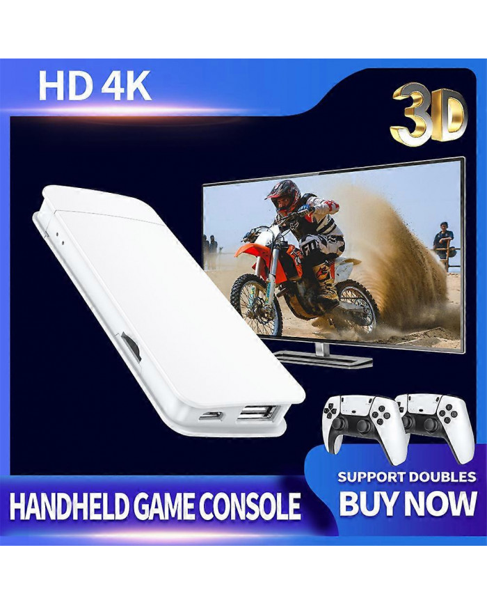 40000+ 4K HDMI TV Console de jeu rétro avec 2 manettes sans fil