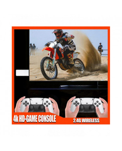 40000+ 4K HDMI TV Console de jeu rétro avec 2 manettes sans fil