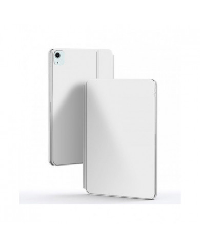 Pour iPad Air 11 (2024) (M2) Clavier Bluetooth Suspension Magnétique PC + PU Étui pour tablette en cuir - Blanc