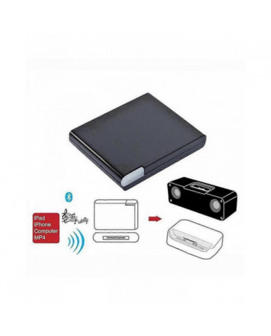 Bluetooth v5.0 Récepteur Audio A2DP Musique Adaptateur sans fil pour iPhone iPod 30 Pin Dock Haut-parleur