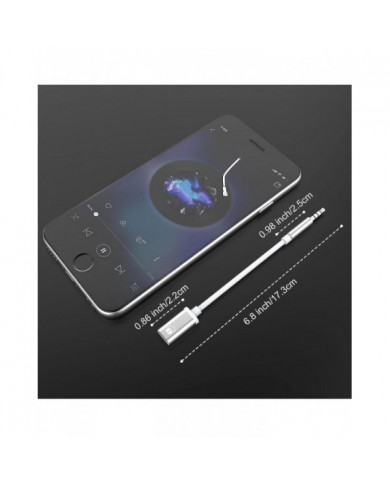 Cordon de câble audio mâle de type C femelle de 3,5 mm, adaptateur audio audio analogique pour casque d’écoute [...]