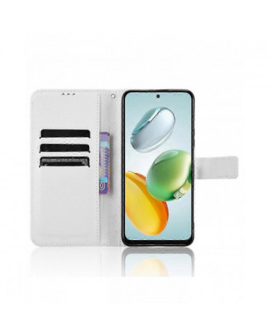 Pour Honor 200 Smart 5G / Play 60 Plus 5G Coque de téléphone en cuir PU à texture diamant