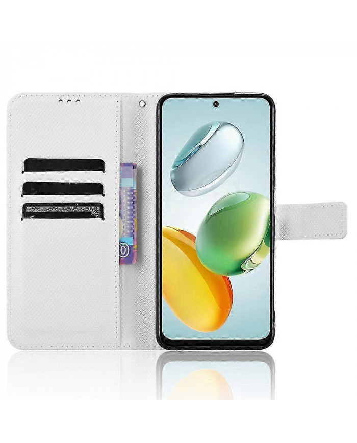 Pour Honor 200 Smart 5G / Play 60 Plus 5G Coque de téléphone en cuir PU à texture diamant