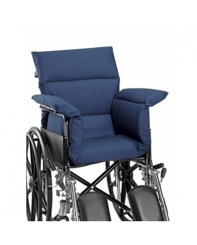 Coussin anti-escarres spécial bleu 115 * 100cm avec pince en coton, coussin de siège épaissi pour fauteuil [...]