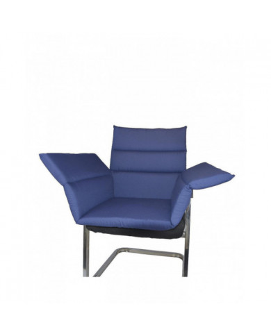 Coussin anti-escarres spécial bleu 115 * 100cm avec pince en coton, coussin de siège épaissi pour fauteuil [...]