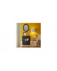 SoBuy Chariot de cuisine Servant Trolley Armoire à micro-ondes, FKW113-SCH