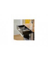 SoBuy Chariot de cuisine Servant Trolley Armoire à micro-ondes, FKW113-SCH