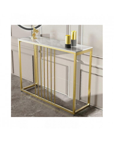 Slim Couloir Console Table Entrée Salon Côté End Table Stockage Étroit
