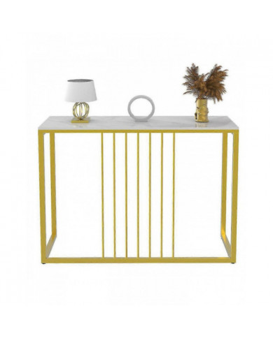 Slim Couloir Console Table Entrée Salon Côté End Table Stockage Étroit