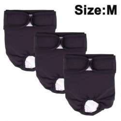 Pcs De 3 couches Laveables Réutilisables Pour Chien, Physiologi Chien Très Absorbant