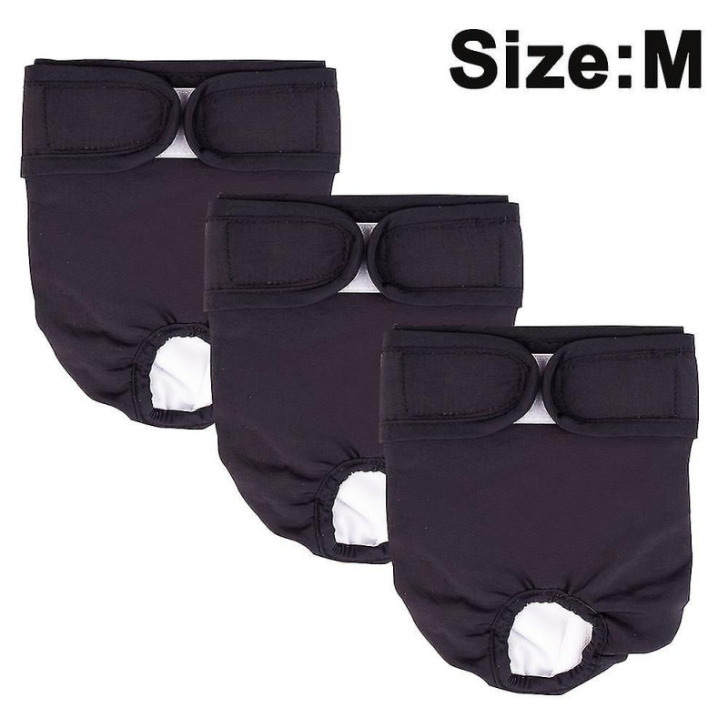 Pcs De 3 couches Laveables Réutilisables Pour Chien, Physiologi Chien Très Absorbant