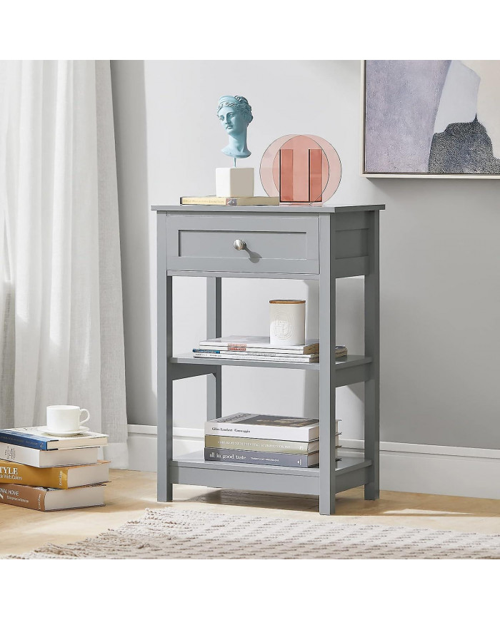 SoBuy Table d’Appoint Table d’Extrémité Table Basse Table Lampe de Table, FBT46-HG