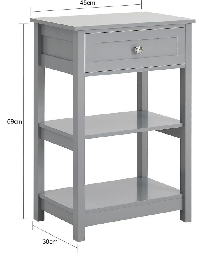 SoBuy Table d’Appoint Table d’Extrémité Table Basse Table Lampe de Table, FBT46-HG