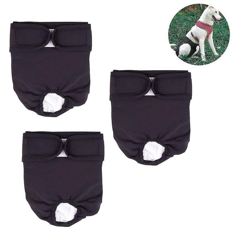 Pcs De 3 couches Laveables Réutilisables Pour Chien, Physiologi Chien Très Absorbant