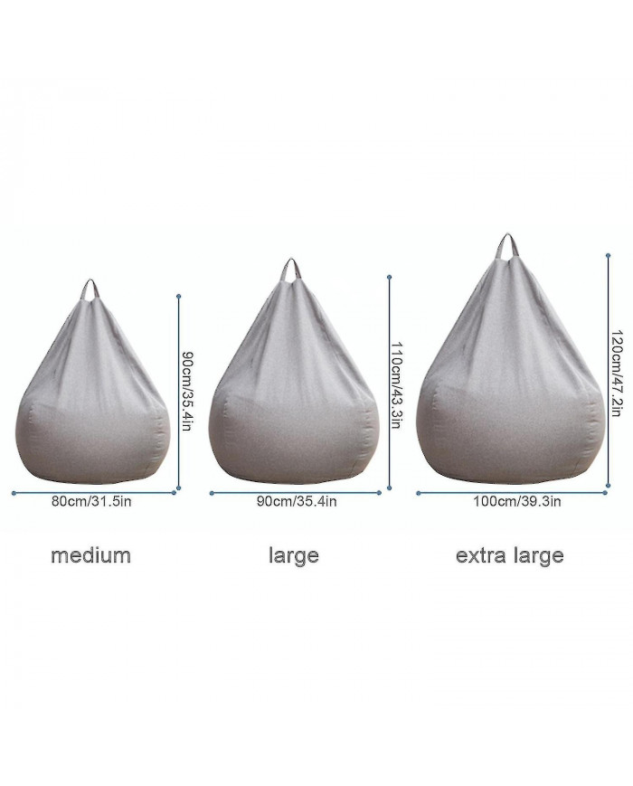 Nouveau extra large pouf sac chaises canapé canapé couverture de canapé paresseux intérieur pas de remplissage