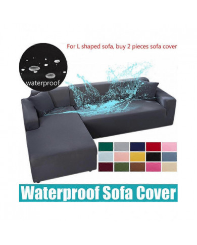 Housse de canapé imperméable 1/2/3/4 places Housse de canapé pour salon Housse de canapé d’angle élastique en [...]