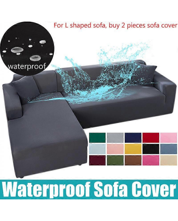 Housse de canapé imperméable 1/2/3/4 places Housse de canapé pour salon Housse de canapé d’angle élastique en [...]