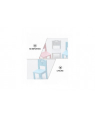 3 Pcs Enfants Table Chaise Simulation Meubles Mini Chaise Jouet Enfants Bureau Chaise Set Meubles Modèle Chaise [...]