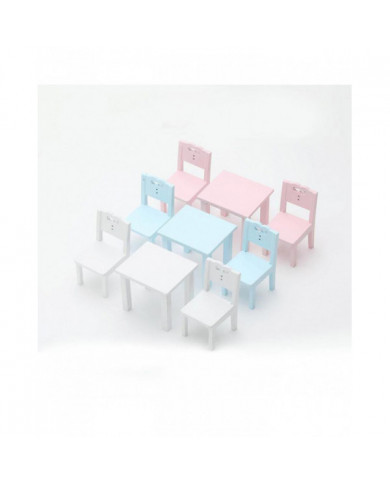 3 Pcs Enfants Table Chaise Simulation Meubles Mini Chaise Jouet Enfants Bureau Chaise Set Meubles Modèle Chaise [...]