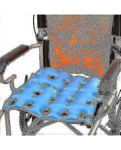 Coussin de gaufre pour les plaies de pression - Coussins de plaies de lit pour les fesses pour les personnes âgées [...]