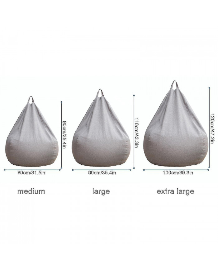 Tout nouveau extra large pouf sac chaises canapé canapé couverture intérieure paresseux pour adultes enfants hotsale!
