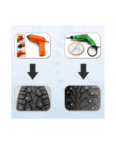 500pcs Pneus de voiture Studs 4x12mm Anti-dérapant Tungstène Steel Nails Roue Boulons Durables Pour Pneus Premium [...]