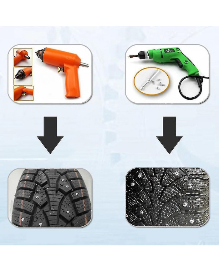 500pcs Pneus de voiture Studs 4x12mm Anti-dérapant Tungstène Steel Nails Roue Boulons Durables Pour Pneus Premium [...]