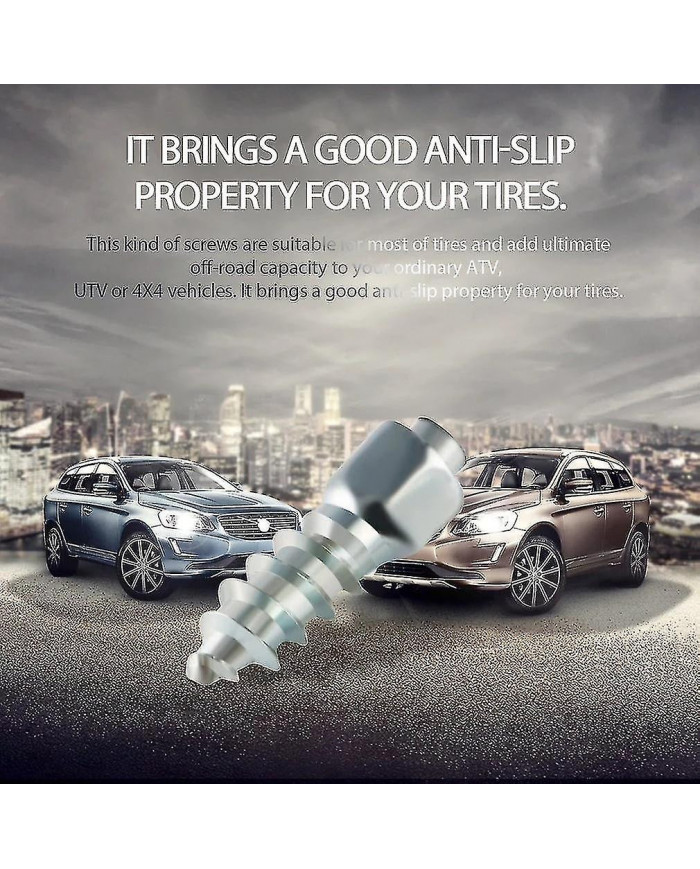 500pcs Pneus de voiture Studs 4x12mm Anti-dérapant Tungstène Steel Nails Roue Boulons Durables Pour Pneus Premium [...]