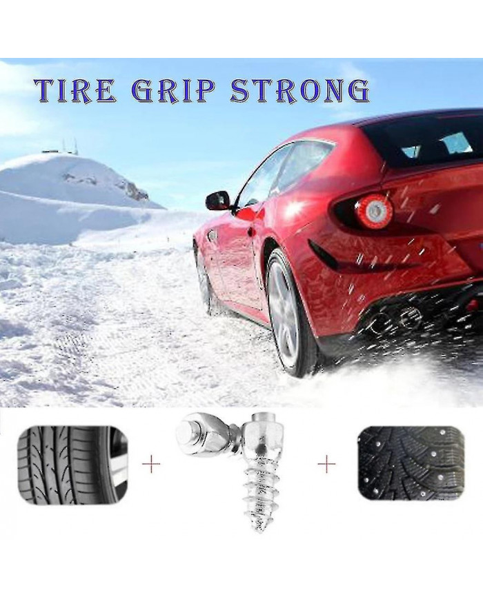 500pcs Pneus de voiture Studs 4x12mm Anti-dérapant Tungstène Steel Nails Roue Boulons Durables Pour Pneus Premium [...]