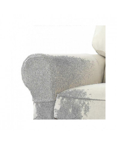 2 Pcs Stretch Accoudoir Housses Spandex Jacquard Couvercles Protecteur Doux et Élastique Pour Chaises Canapé [...]