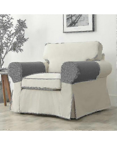 2 Pcs Stretch Accoudoir Housses Spandex Jacquard Couvercles Protecteur Doux et Élastique Pour Chaises Canapé [...]