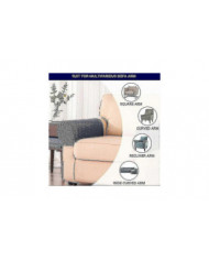 2 Pcs Stretch Accoudoir Housses Spandex Jacquard Couvercles Protecteur Doux et Élastique Pour Chaises Canapé [...]