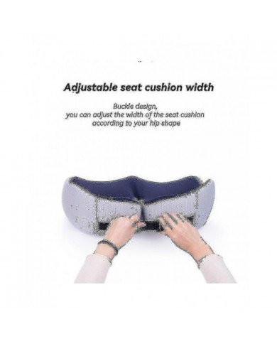 Mousse à mémoire de forme Sit Bone Relief Coussin de siège pour fesses Bas du dos ischio-jambiers Hanches [...]