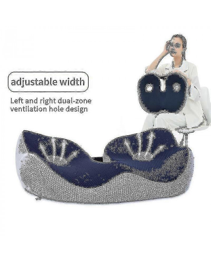 Mousse à mémoire de forme Sit Bone Relief Coussin de siège pour fesses Bas du dos ischio-jambiers Hanches [...]