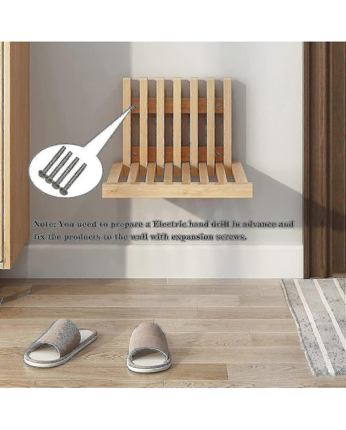 Lugshiree Siège De Douche Banctabouret pliant mural Chaise de douche Tabouret de douche pour douche [...]