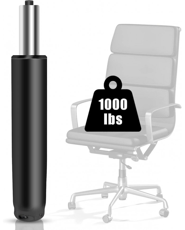 Cylindre de levage à gaz pour chaise de bureau de 1000 lb (450 kg) - Nouveau noir