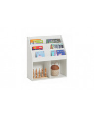 SoBuy enfants blanc bois bibliothèque présentoir, KMB01-W