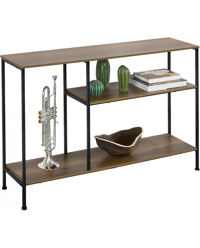 SoBuy FSB35-PF Table console vintage avec 3 étagères