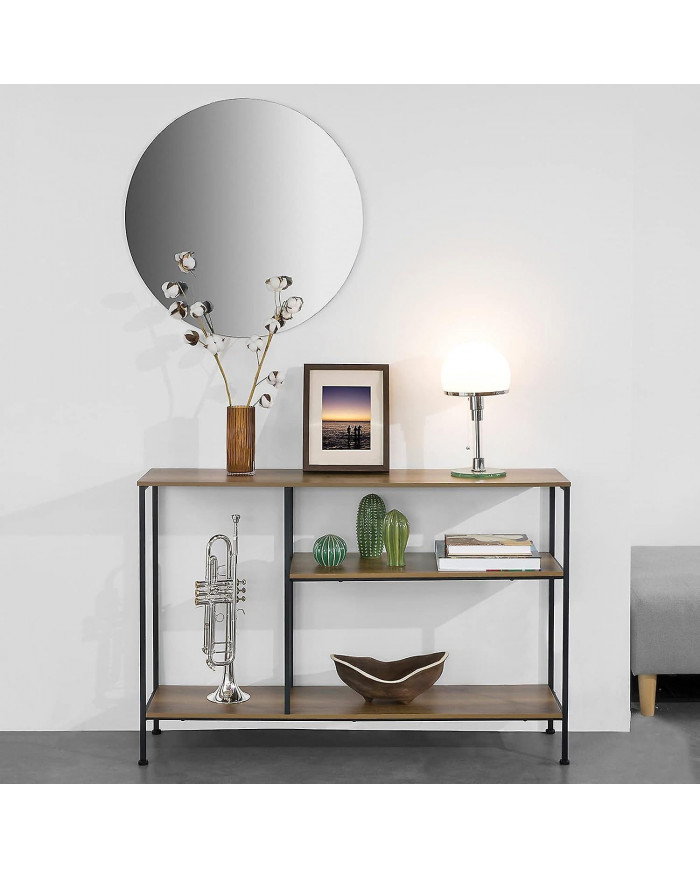 SoBuy FSB35-PF Table console vintage avec 3 étagères