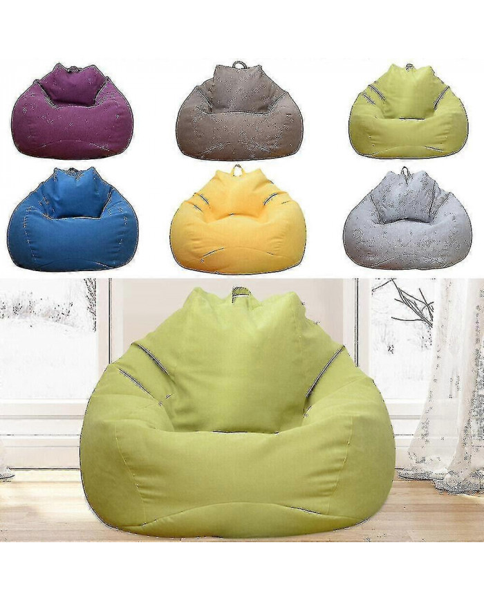 Extra Large Pouf Sacs Chaises Housse De Canapé Intérieur Lazy Lounger Pour Adultes Enfants (pas de Remplissage)