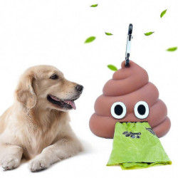 1pc Pet Poop Bag Shit-shaped Dog Cat Waste Bags Portable Dog Poop Dispenser Holder Pets Cleaning Products For [...]