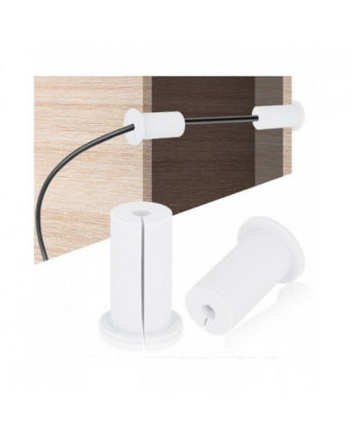 2Pcs Cable Grommet Routing Kit for , Wall Grommets for Cable Through Bushings for Cable 1Inch Wall Hole