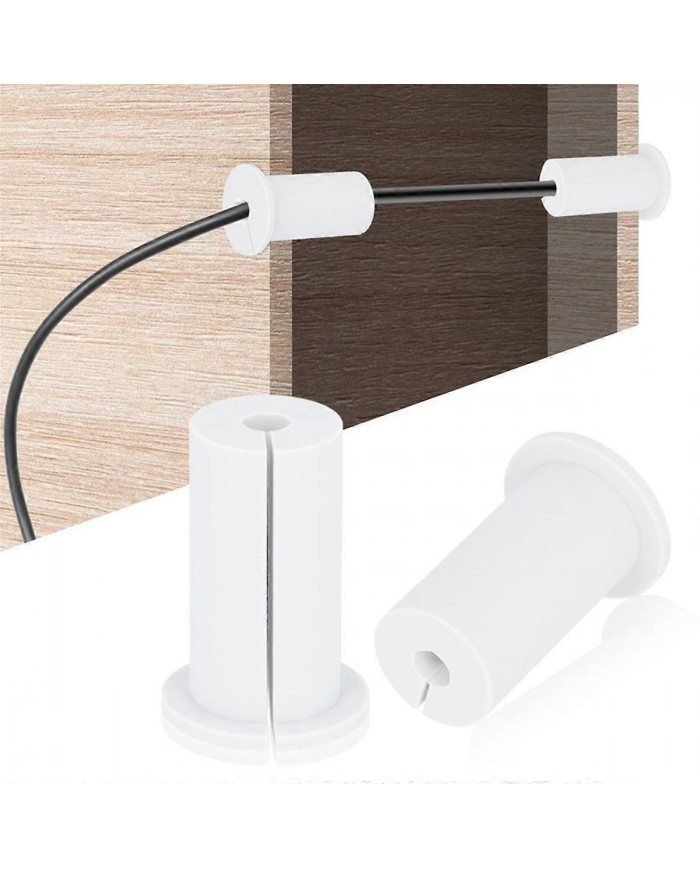 2Pcs Cable Grommet Routing Kit for , Wall Grommets for Cable Through Bushings for Cable 1Inch Wall Hole